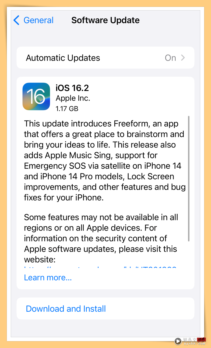 科技 I iOS16.2更新后10个新功能！马来西亚果粉终于可用5G网络了！ 更多热点 图7张